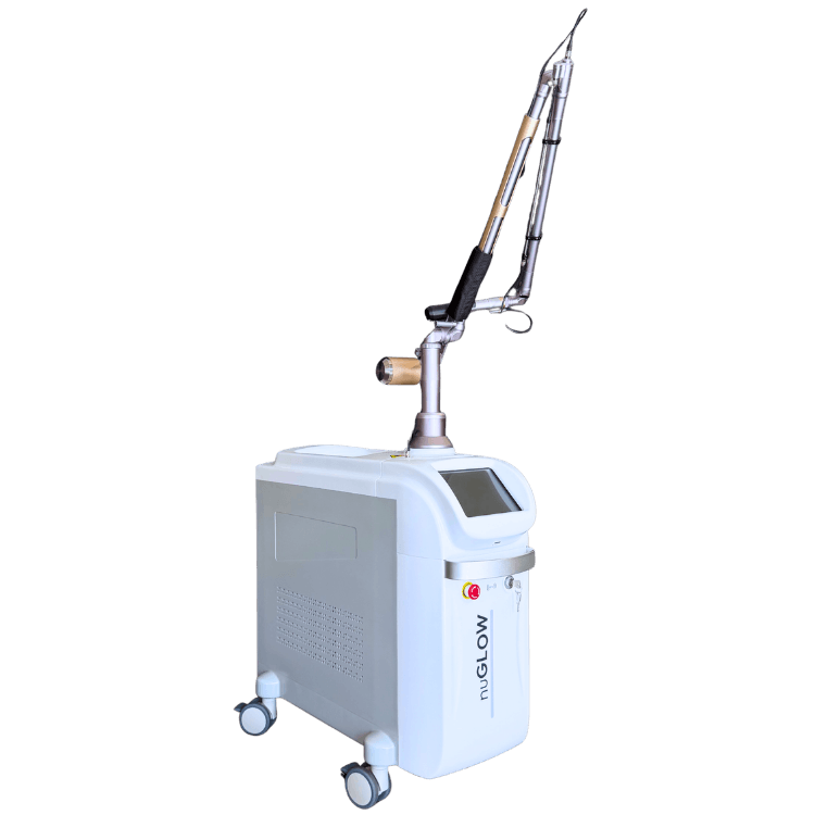 nuGLOW picosecond Nd:YAG laser device — front view, 0 degrees