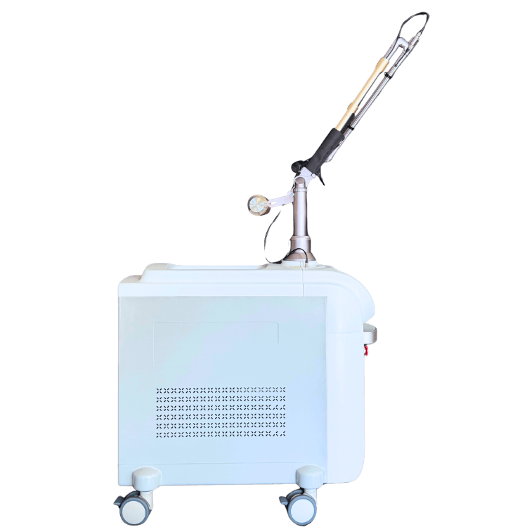 nuGLOW picosecond Nd:YAG laser device — front three-quarter view, 315 degrees
