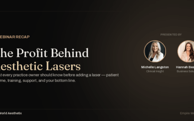 In case you missed it! Empire Medical Training x World Aesthetix Webinar: The Profit Behind Aesthetic Lasers